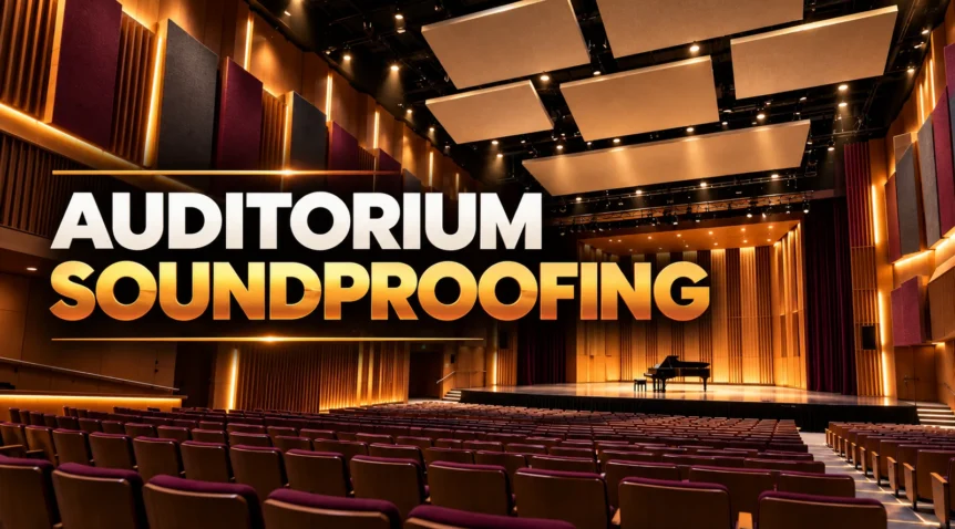 Auditorium Soundproofing: Acoustic Panels, Baffles and Sound Isolation