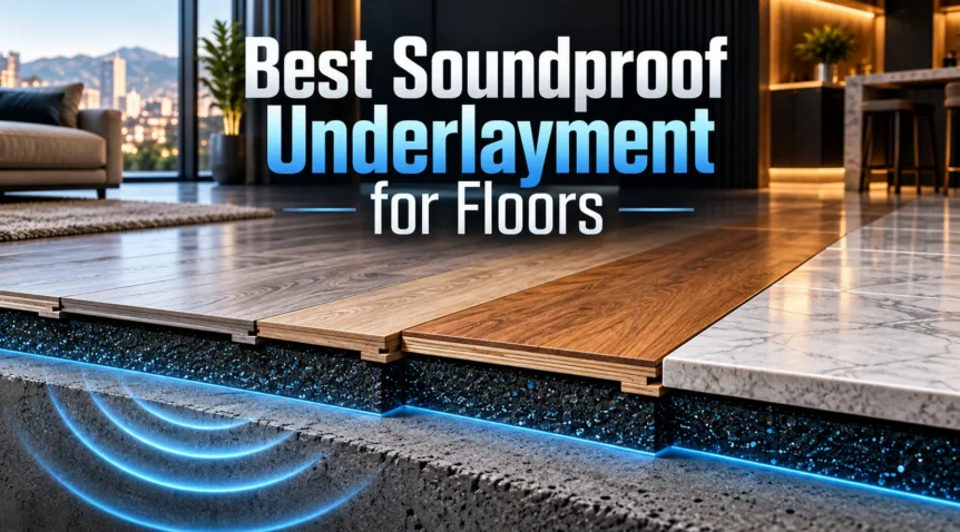 Best Soundproof Underlayment for Floors: Vinyl, Laminate, Hardwood and Tile