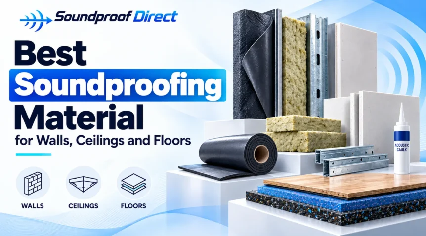 Best Soundproofing Material for Walls, Ceilings and Floors
