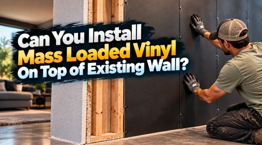 Can You Install Mass Loaded Vinyl On Top of Existing Wall