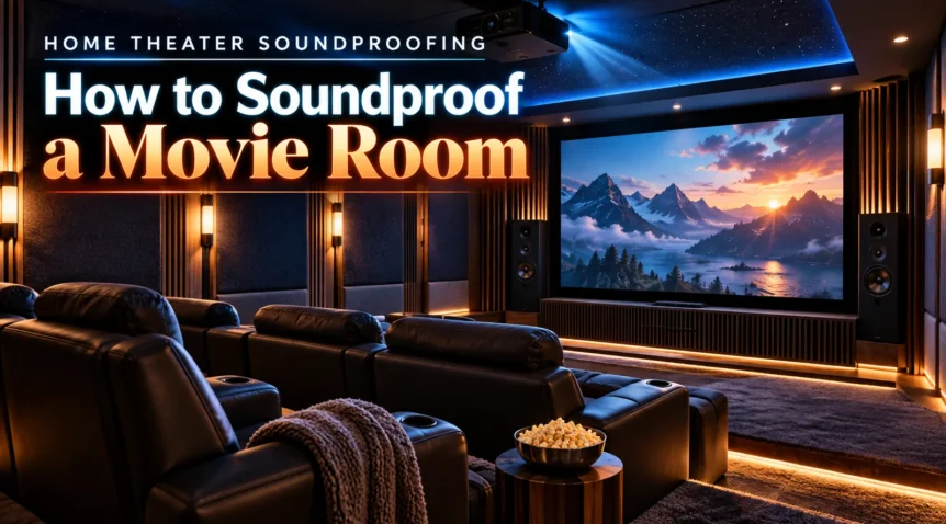 Home Theater Soundproofing: How to Soundproof a Movie Room