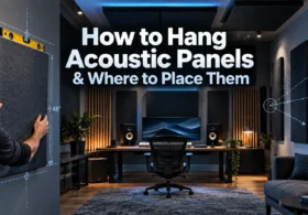 How to Hang Acoustic Panels and Where to Place Them
