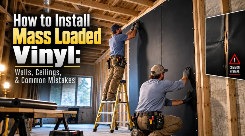 How to Install Mass Loaded Vinyl: Walls, Ceilings and Common Mistakes