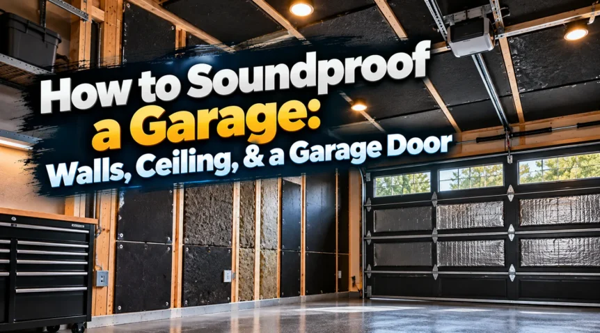 How to Soundproof a Garage: Walls, Ceiling and Garage Door