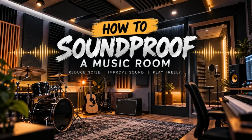 How to Soundproof a Music Room: Walls, Doors, Drums and Bass