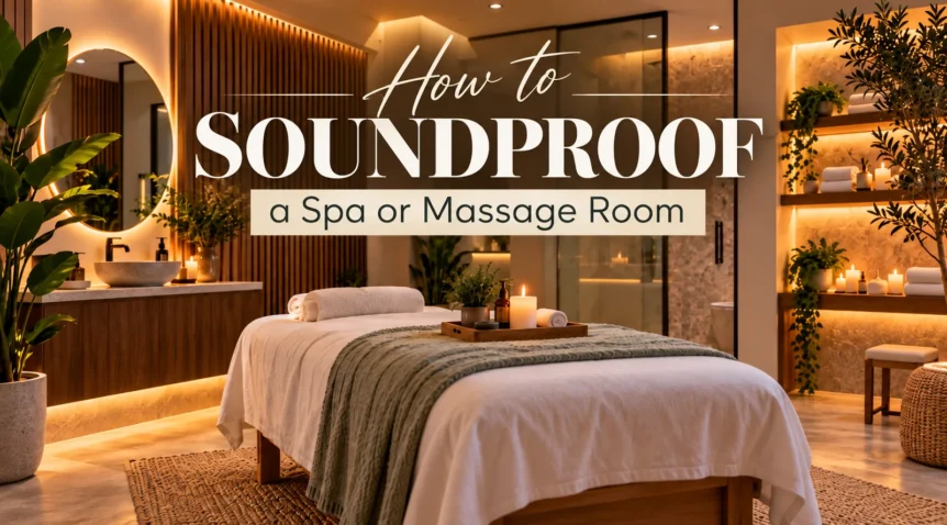 How to Soundproof a Spa or Massage Room