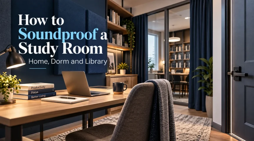 How to Soundproof a Study Room: Home, Dorm and Library