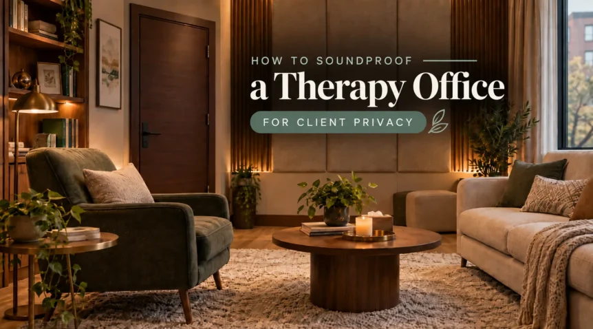 How to Soundproof a Therapy Office for Client Privacy