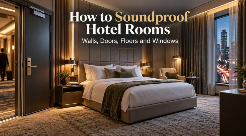 How to Soundproof Hotel Rooms: Walls, Doors, Floors and Windows