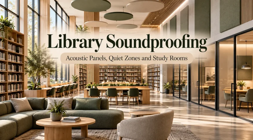 Library Soundproofing: Acoustic Panels, Quiet Zones and Study Rooms