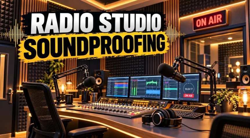 Radio Studio Soundproofing: Booth, Control Room and Materials