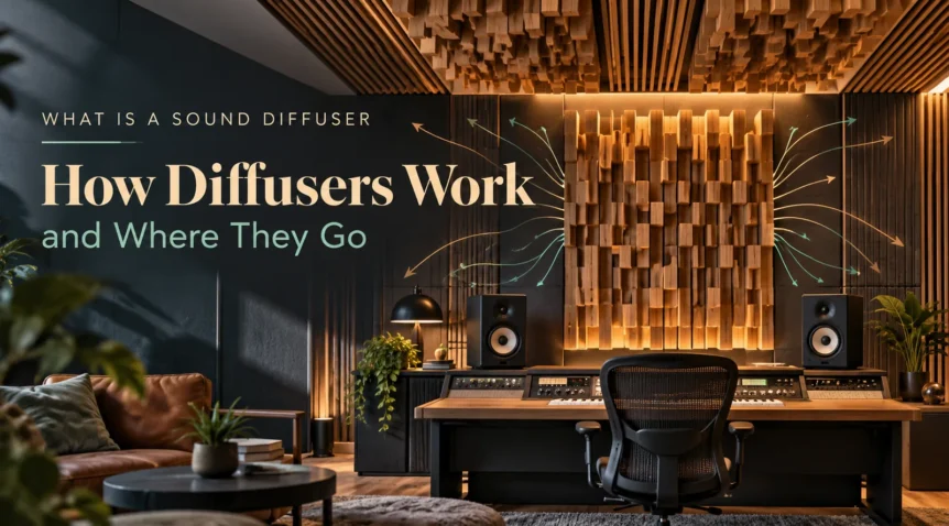 What Is a Sound Diffuser: How Diffusers Work and Where They Go